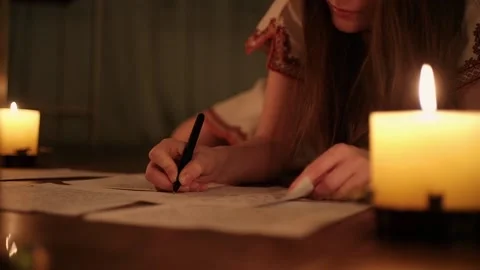 Evening fertility journaling to calm the nervous system.
