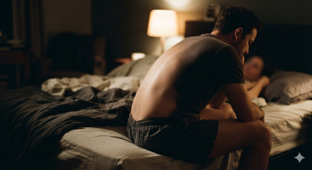 Pairs with 'When timed intercourse asks the body to perform on command.' The Yu 2022 finding made human — a nervous system asked to feel desire and dread in the same five minutes. Carries the honest caveat, not blame