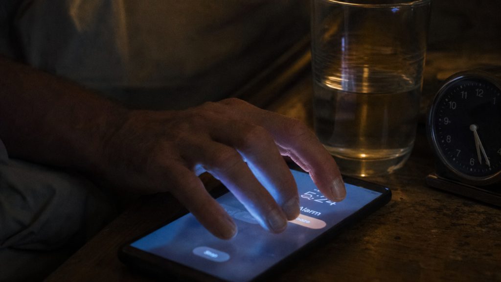 Reaching for a sleep app in the dark — the moment a meditation for sleep turns into a task with a deadline