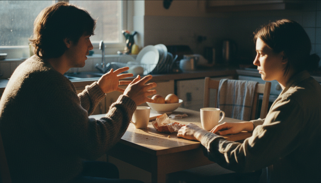Talking about meditation side effects at a kitchen table instead of going quiet about them
